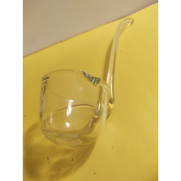 Vintage Glass Ladle 14 ” Hand Blown - Ladle Bowl 4" wide - Picture 8 of 9